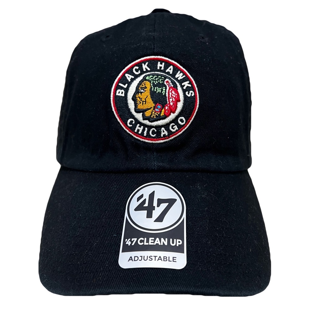 ‘47 Clean Up Adjustable Chicago Blackhawks NHL Hat